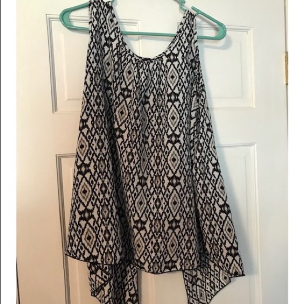 Sleeveless Split Back Top